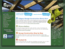 Tablet Screenshot of geckoprojects.ca